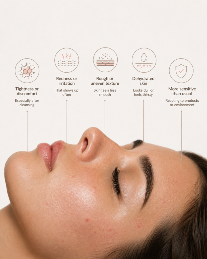 Signs for skin barrier
